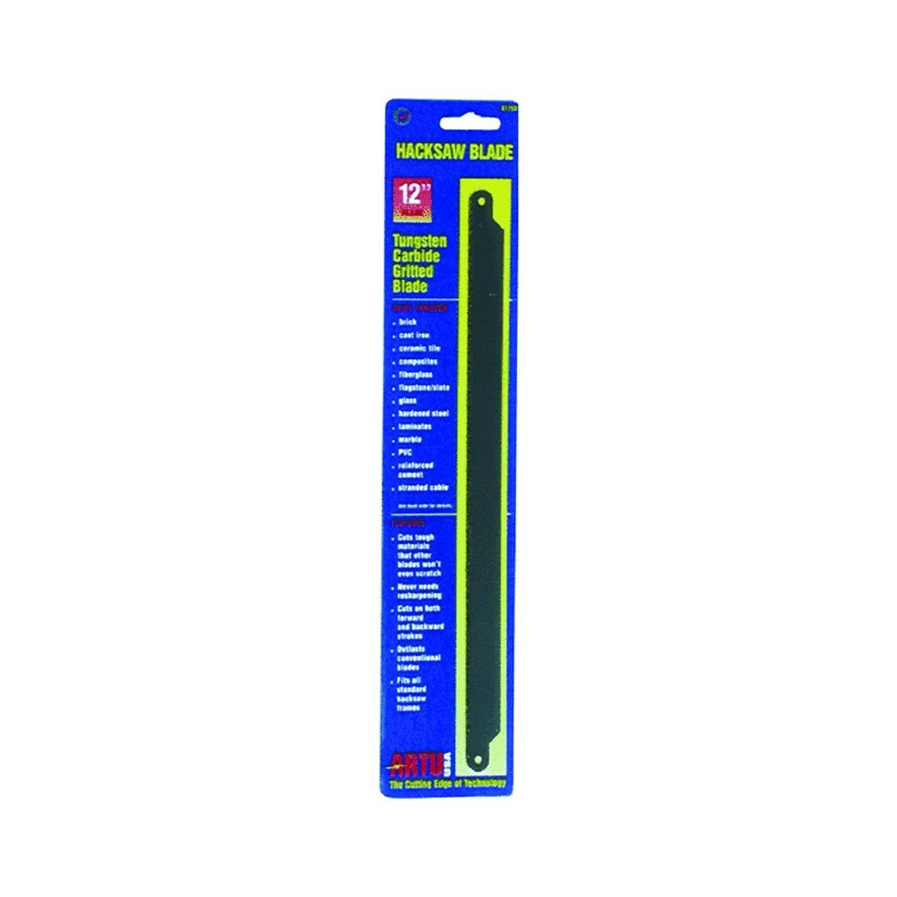 Buy ARTU USA INC 01760 Tungsten Carbide Gritted Hacksaw Blade Online at