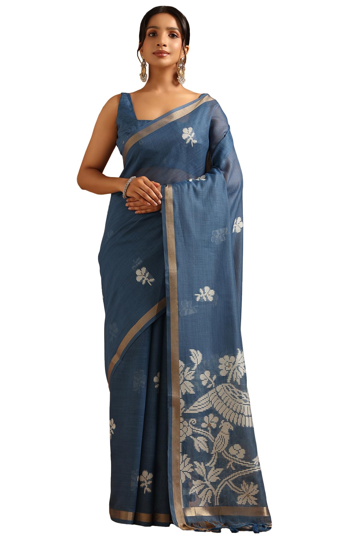 soch Womens Chanderi Woven Design Saree-picture-24