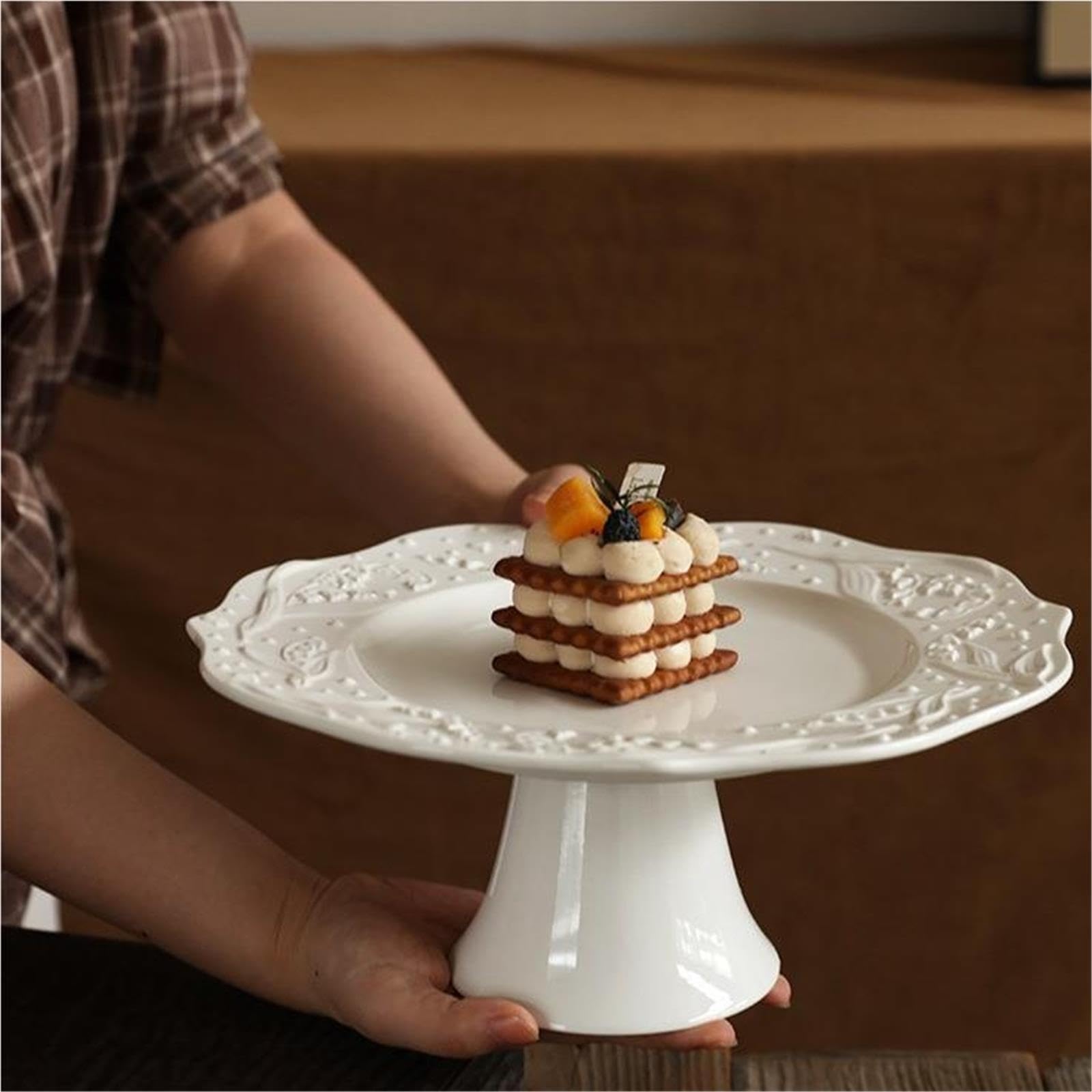 1 Grande Assiette À Gâteau Pour Les Gâteaux