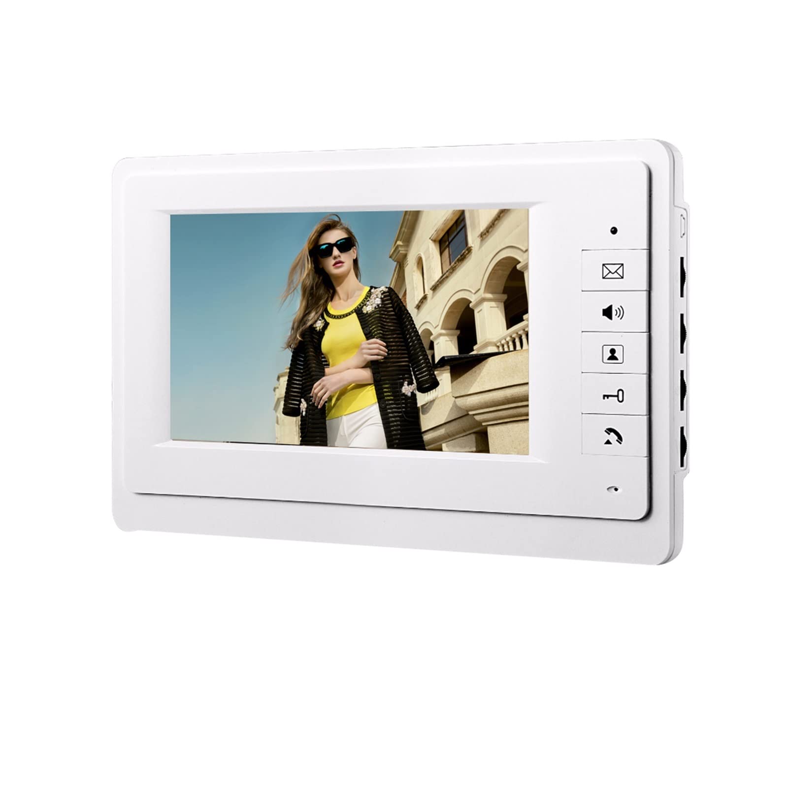 EDEDE Campanello Video senza fili, Videocitofono Di Sicurezza Kit Di Videocitofono Videocitofono Telecamera A Infrarossi Antipioggia For Appartamento Di Costruzione Di Ville Domestiche