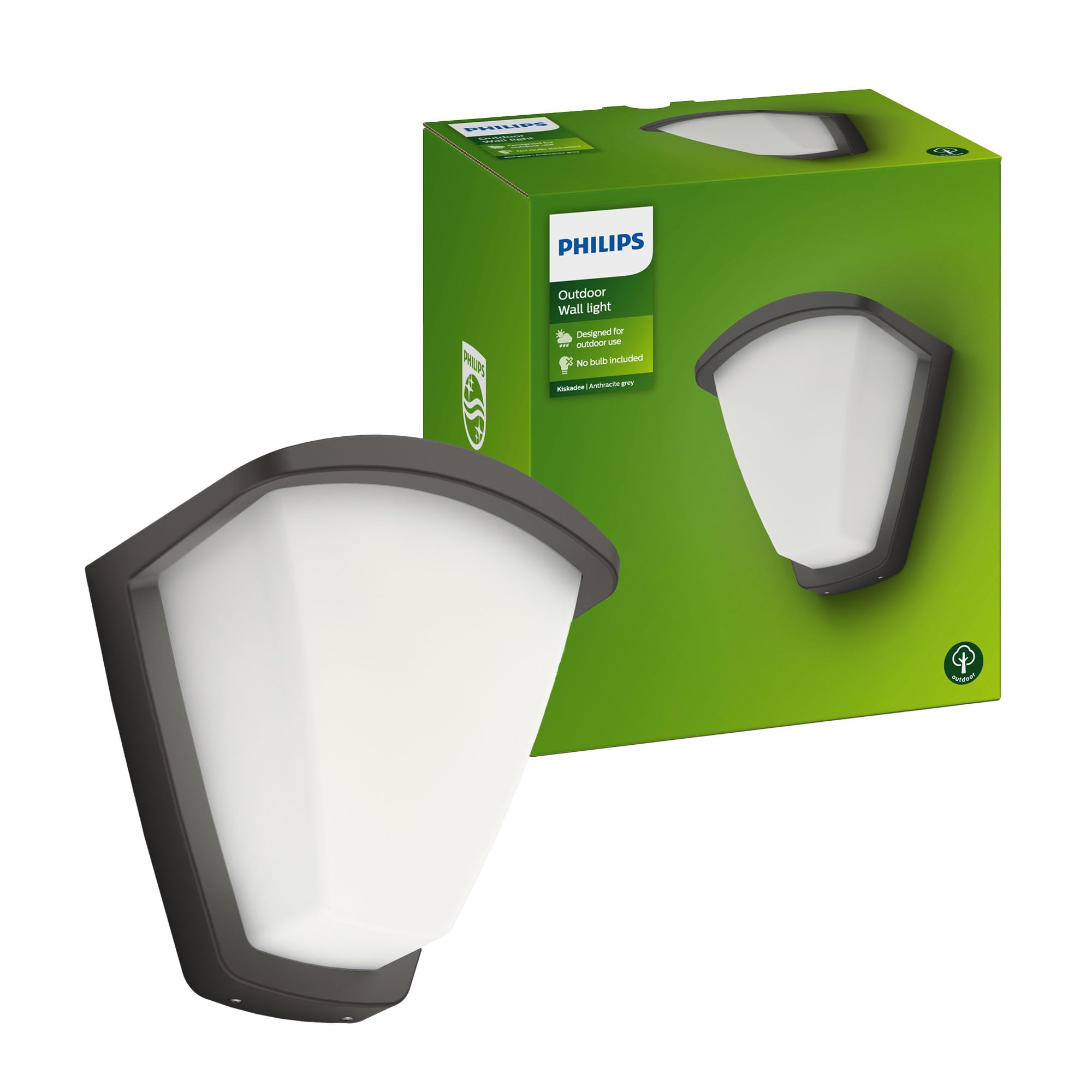 Philips Kiskadee Mygarden Outdoor Wall Lamp In Anthracite