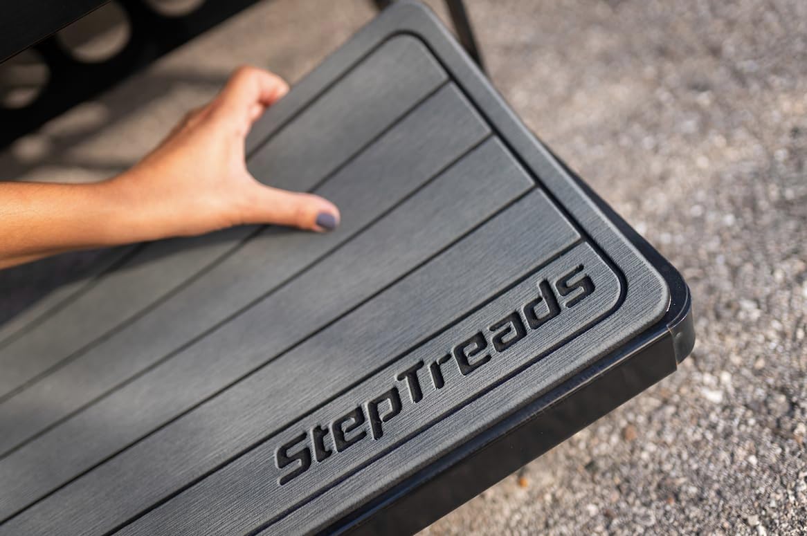 Luxury Motorhome Step Cover | 10.25" x 28.5" | Adhesive | Improve Traction & Safety!