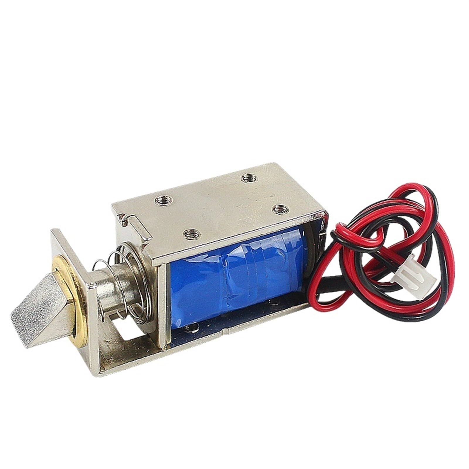 Mdwxdofp One Color Dc12v 24V Small Electric Lock Solenoid Electric Bolt Lock Electromagnet Stroke 10Mm Electromagnetic Lock Magnetic Lock Door Lock(Ly03a-12V)