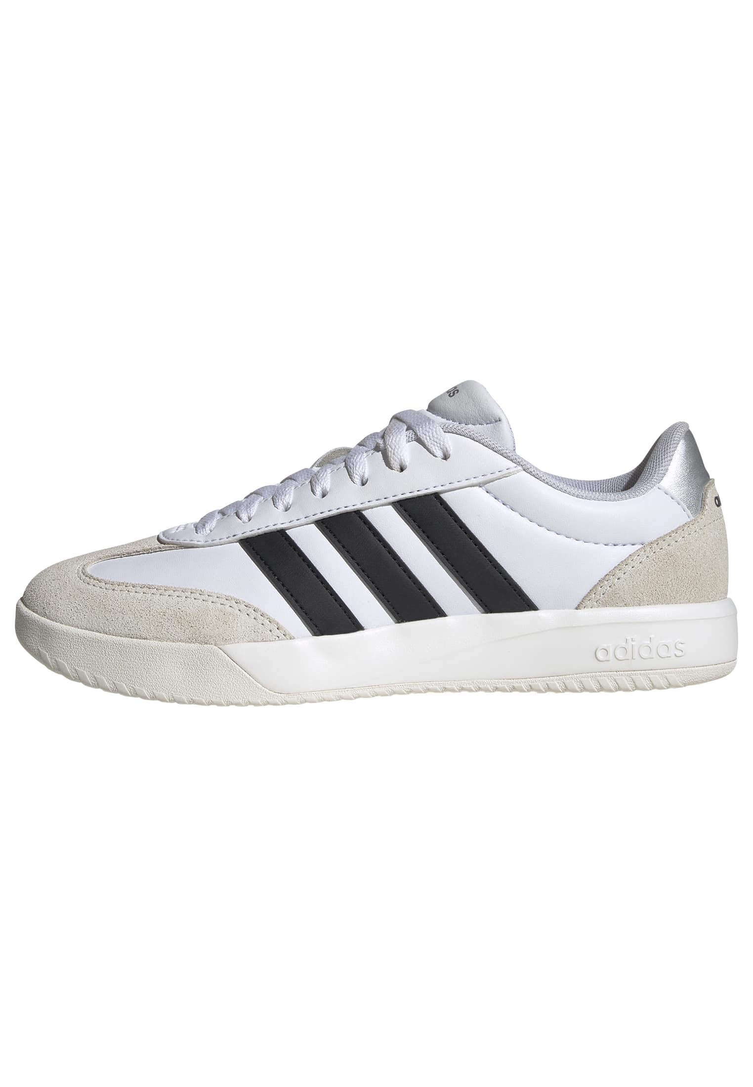 adidas Women's VL Court FC Shoes, FTWR White/core Black/Orbit Grey, 9 UK