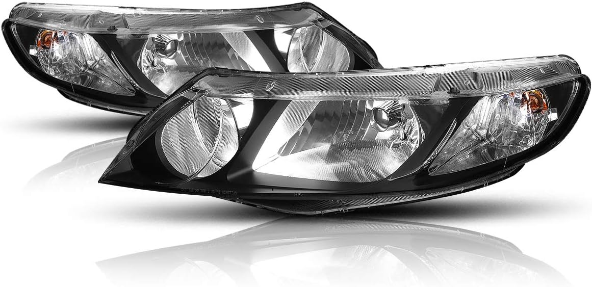 PM PERFORMOTOR Black Housing Headlights Replacement