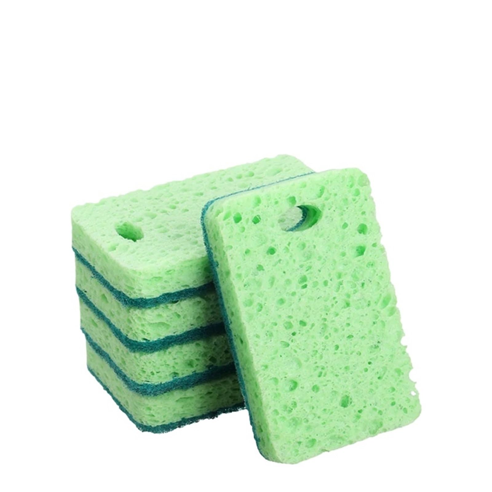 WZPTLKIBAD Wood Pulp Cotton Sponge Wipe Cleaning Pad for Kitchen