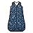 Mosebears Sleep Sack Baby Winter Wearable Blanket with 2-Way Zipper,2.5 TOG Cotton Sleep Sack Unisex(Navy Blue,12-18 Months)