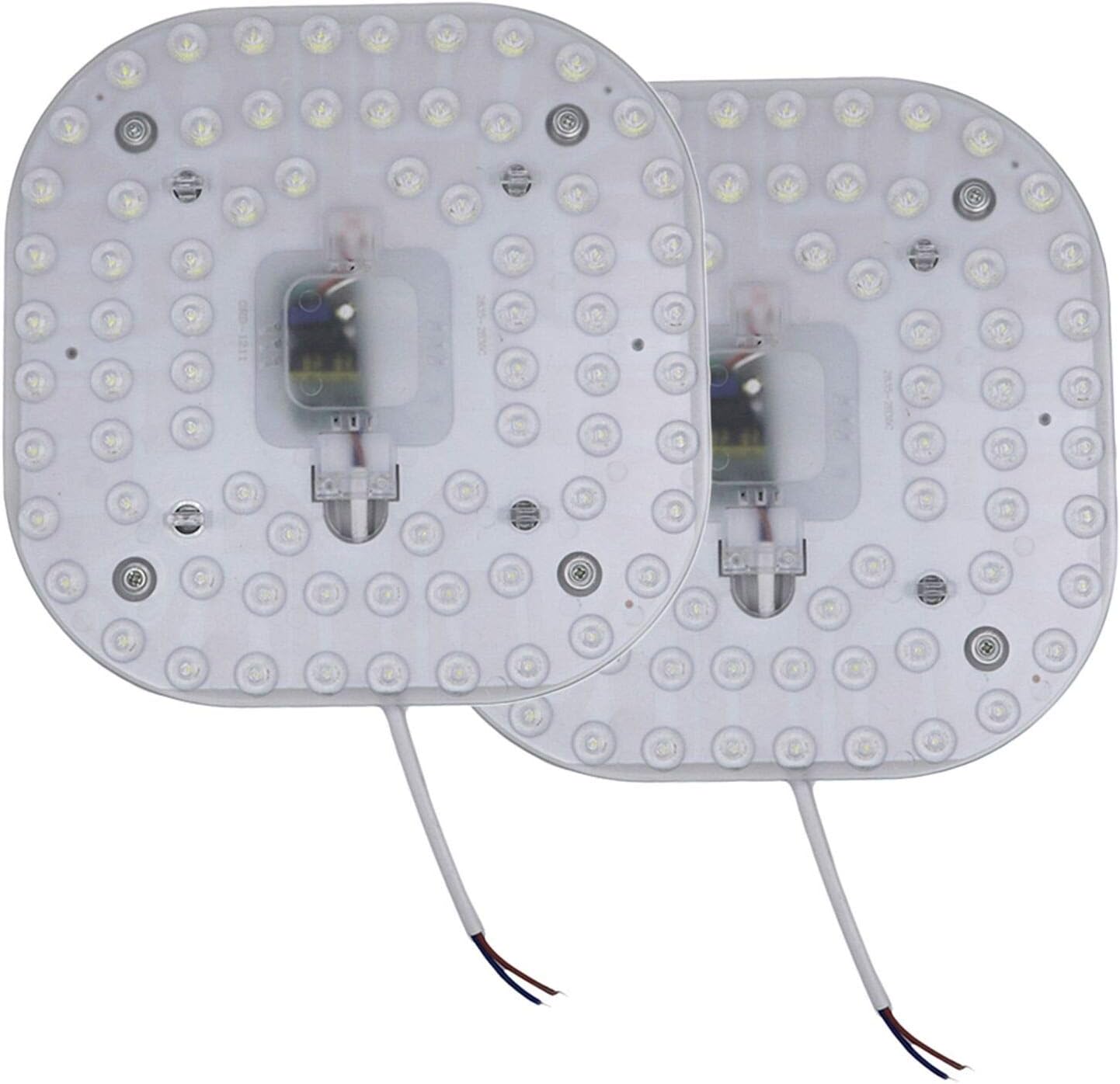 36W LED Ceiling Panel Light Module Lamp Board, Ceiling Conversion Kit with Magnet, LED Module, AC 165-265V, 8.3 Inch, 6500K Cool White, Non-dimmable, 2-Pack