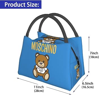 Amazon | モスキーノ Moschino (2)弁当バッグ トートバック 断熱ランチ