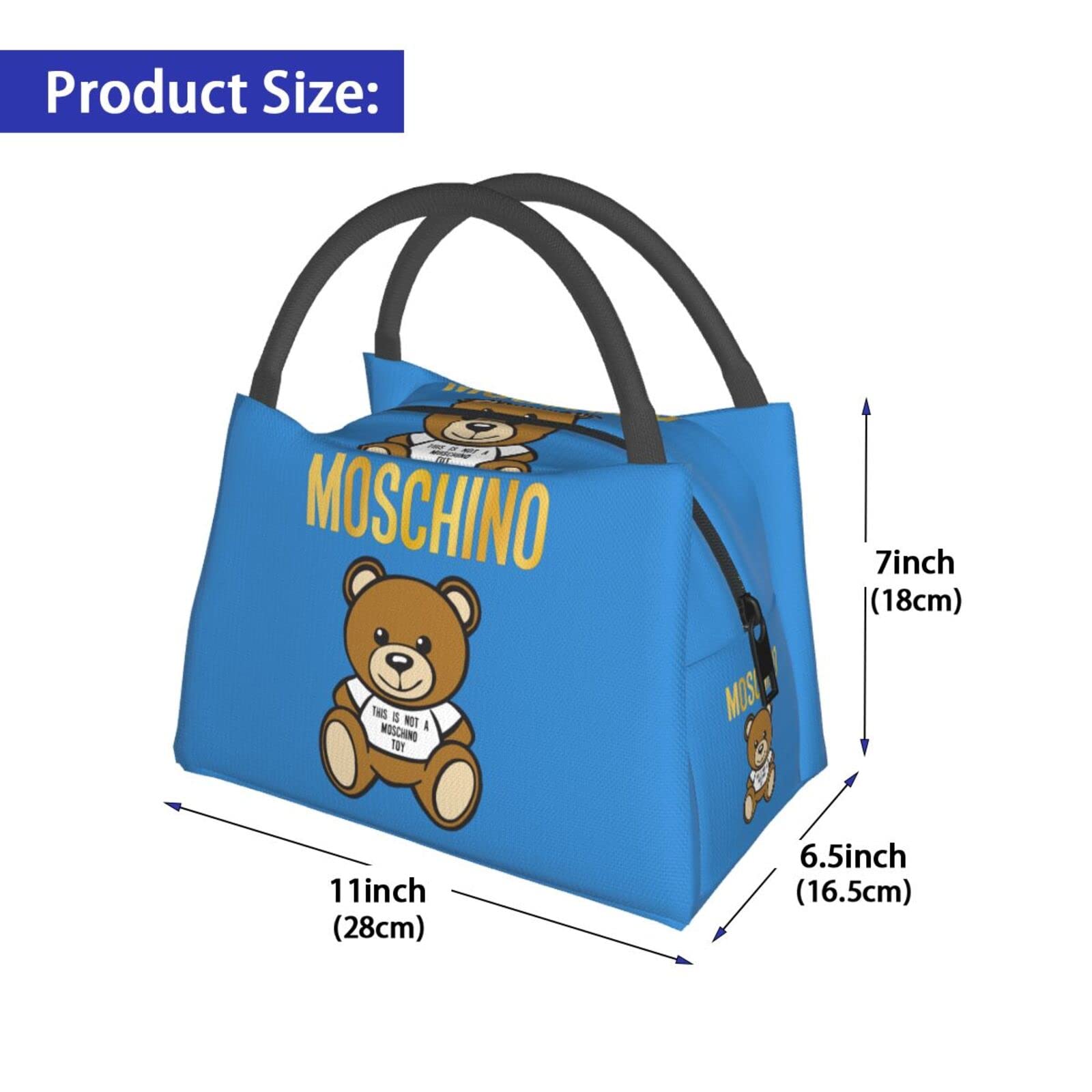 Amazon | モスキーノ Moschino (2)弁当バッグ トートバック 断熱