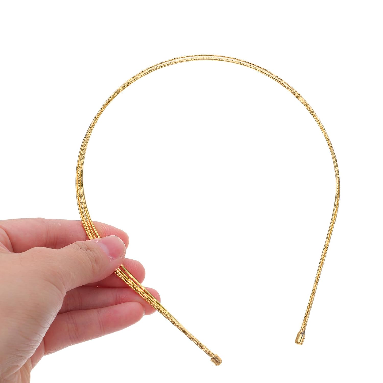 8pcs Thin Gold Layered Metal Headbands for Women, Multi-layer Hair Accessories Set, Lightweight Hair Styling Headpieces for Everyday and Outdoor Use image 4
