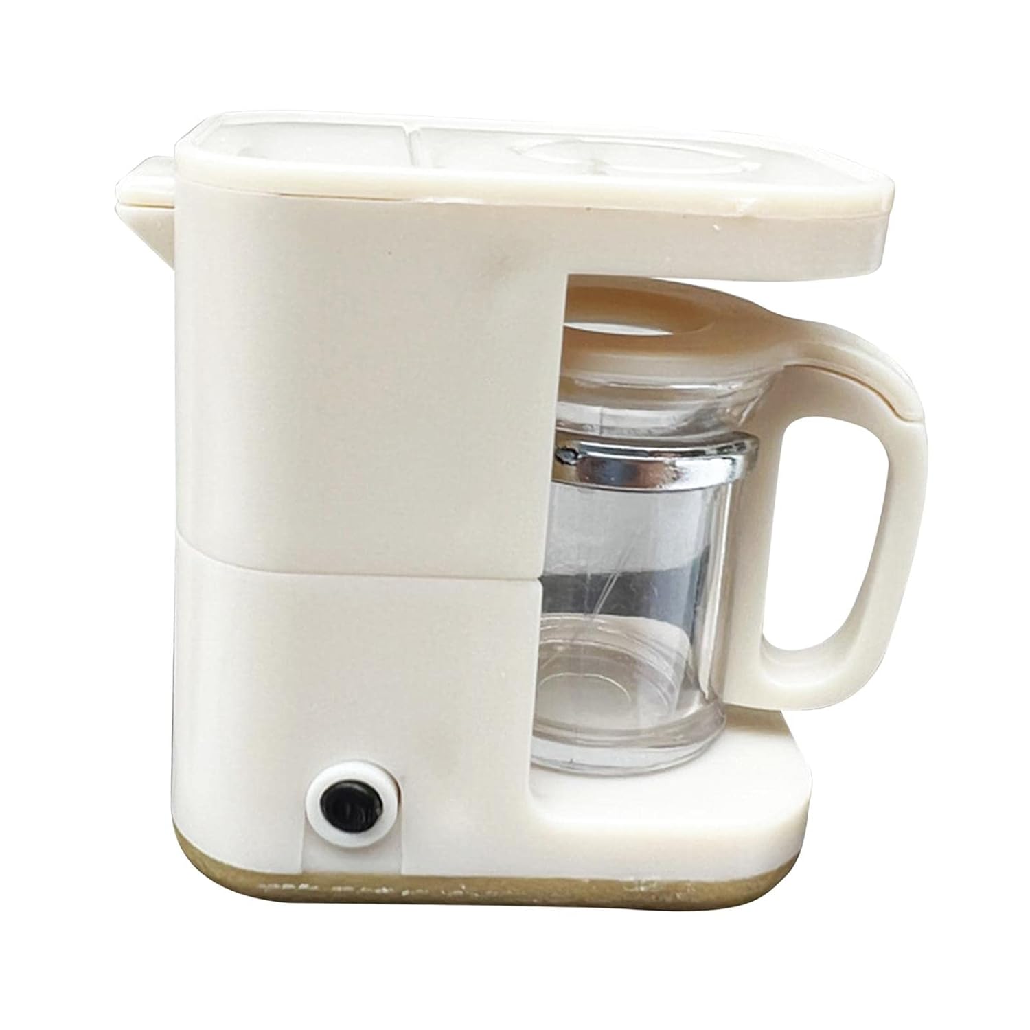 ATORSE 1/12 Dollhouse Kitchen Appliance Kids Play Toys Gifts Beige Coffee Maker 9