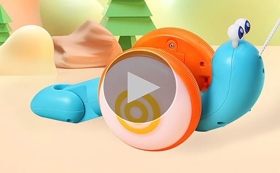 Amazon.com: NEXTAKE Pull String Crawling Snail, Funny Wriggly