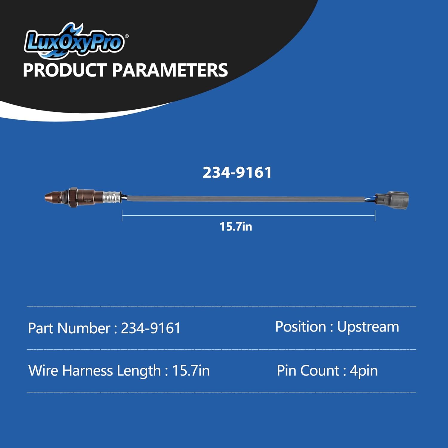 Oxygen O2 Sensor Upstream for Toyota Avalon Camry Highlander Sienna Tacoma 2.7L 3.5L 2015-2024, for RAV4 2.5L 2018, for Lexus ES350 RX350 RX350L RX450h RX450hL 3.5L V6 2015-2024, Replace 234-9161