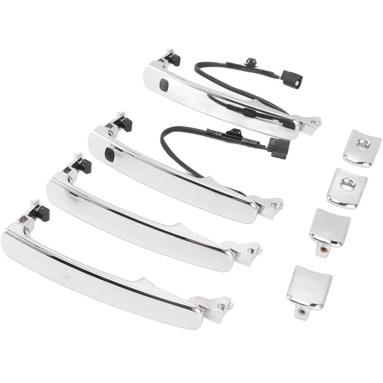 Glymzoi One Color Car Exterior Door Handles Car Outer Door Handle For Rogue For Murano 4Pcs Outside Set 80640‑Ca012