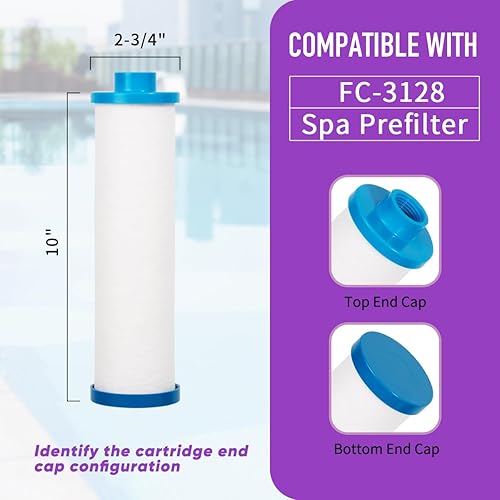 Miniatura 2 de ZOTEE Filbur FC-3128 - Filtro desechable para bañera de hidromasaje con adaptador de manguera de jardín, repuesto para PPS2100, Darlly PP6903, 1