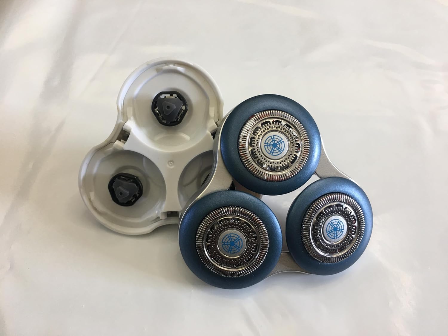 Komplette Ersatz Rasierköpfe, kompatibel mit Philips Norel * o Serie 7000 Rasierköpfe, Modell SH70, Metallrad Clip, verbesserte Doppelpräzisionsklingen