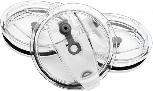 CNYMANY Paquete de 3 tapas para vasos de 30 onzas, resistente a salpicaduras y a prueba de derrames, apto para popotes Rtic Ozark Trail de 30 onzas,