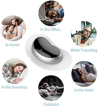 EMS パルスのいびきケア デバイス - sleepmi EMSパルス振動でいびきケア！アプリ不要・本体から睡眠時呼吸