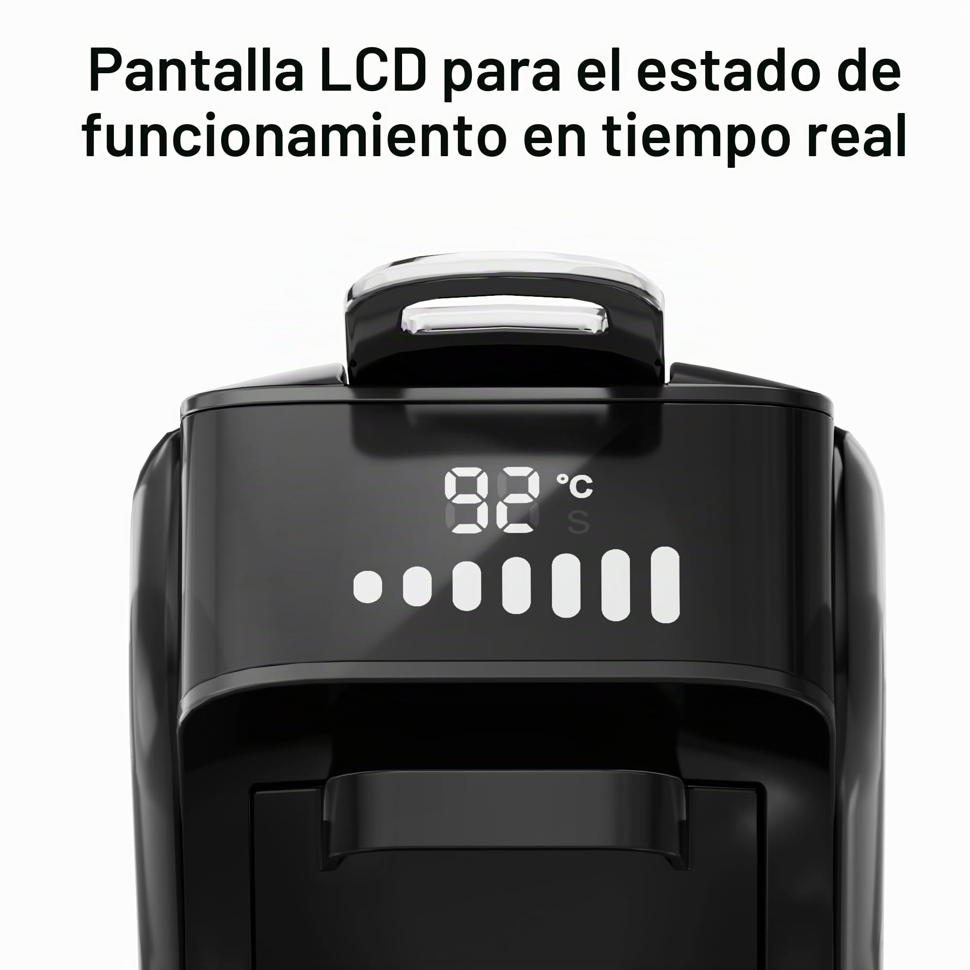 HIBREW H1B Cafetera 6-en-1, Máquina de Café Cápsulas 20 Bar | Compatible con Kcup*/Ns*/DG*/Café Molido, Modos Caliente/Frío con Indicador LED, Ahorro Energético y Protección Anti-sequía