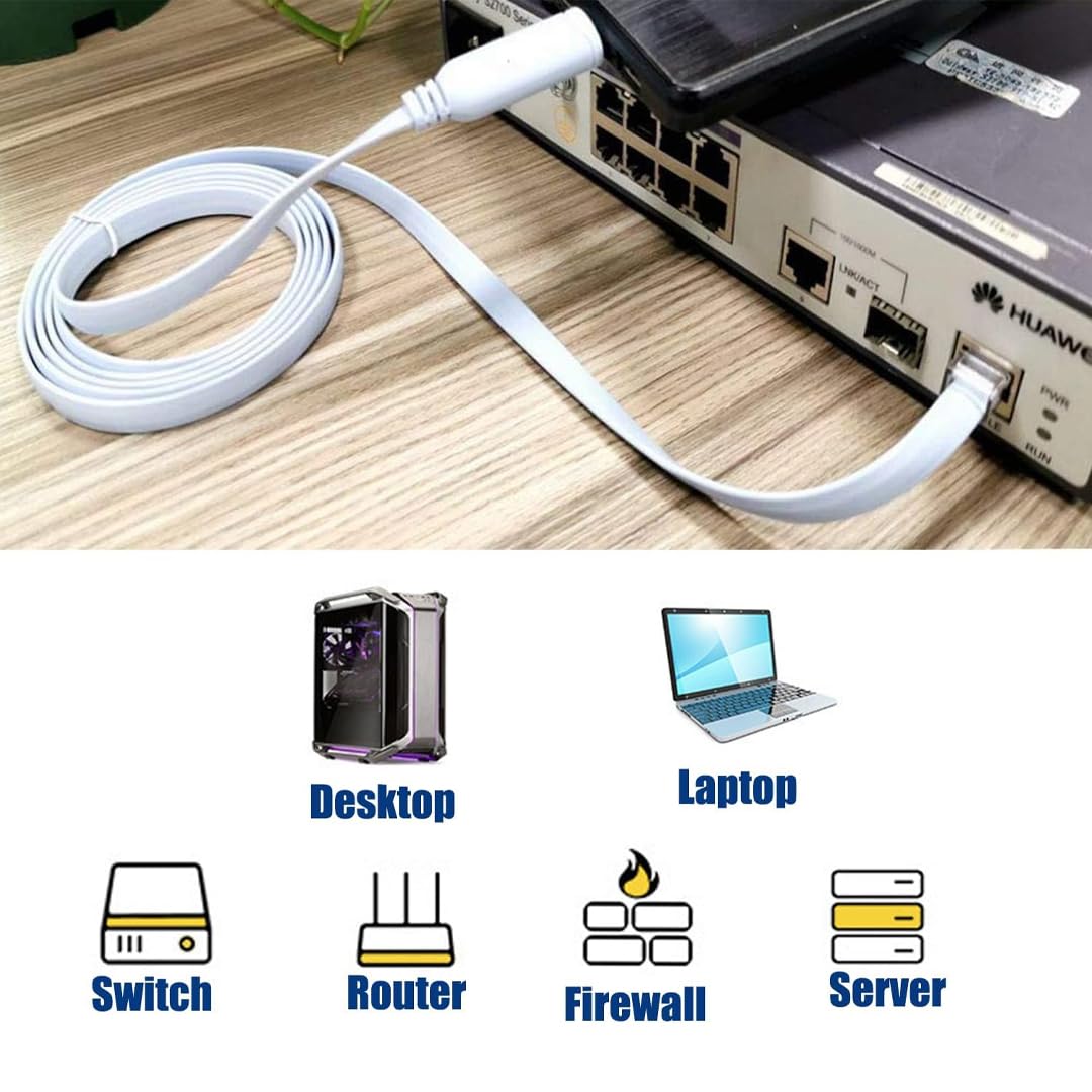 1.5 Metre Veri Kablosu Dönüştürücü USB to Ethernet/LAN Kablo, FT232RL çip, (bilgisayar usb çıkışından internet çalıştırmaz)