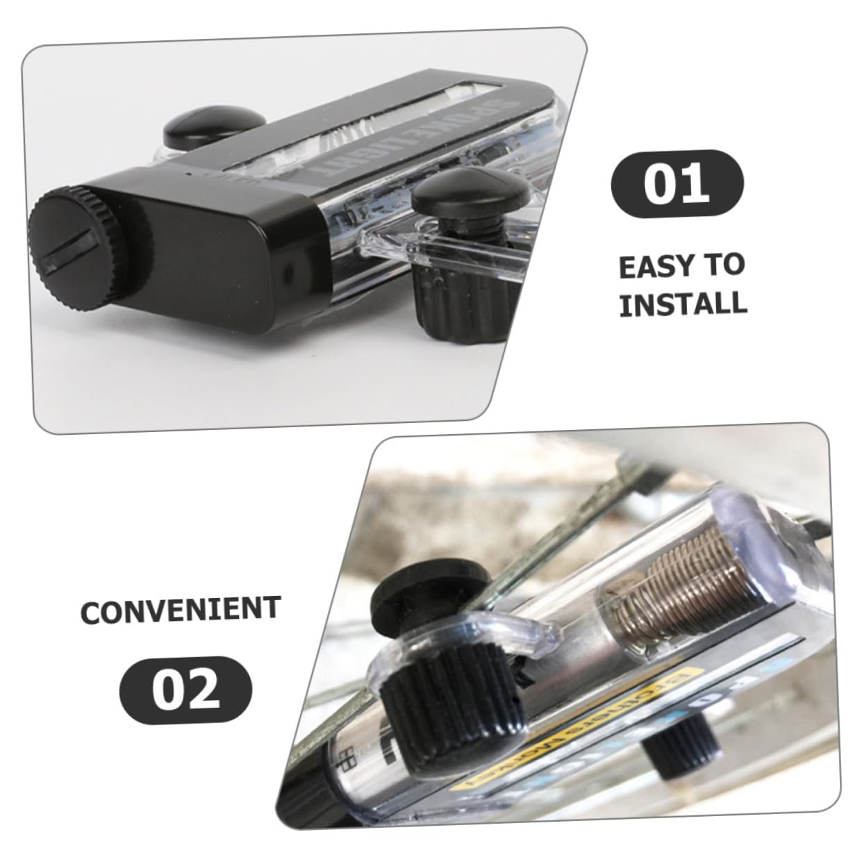 YARNOW Luce Decorativa della Ruota Bike Light Accessori per Biciclette Accessori Equitazione Accessori per Ciclisti Ciclo Leggero Lampada per Ruota Arredamento Bici plastica
