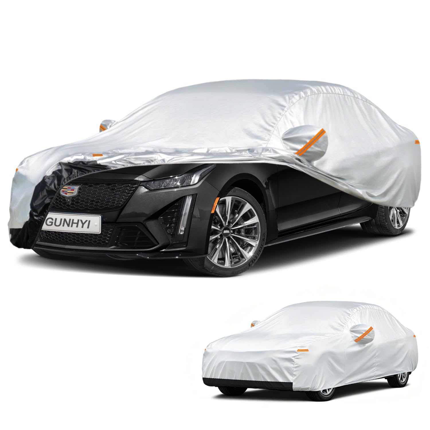 GUNHYI Car Cover Custom Fit Cadillac CT5 (2019-2026) Waterproof for Automobiles, Oxford Sun Rain Dust Snow Protection (Ships from US Warehouse, Delivery 3-8 Days)