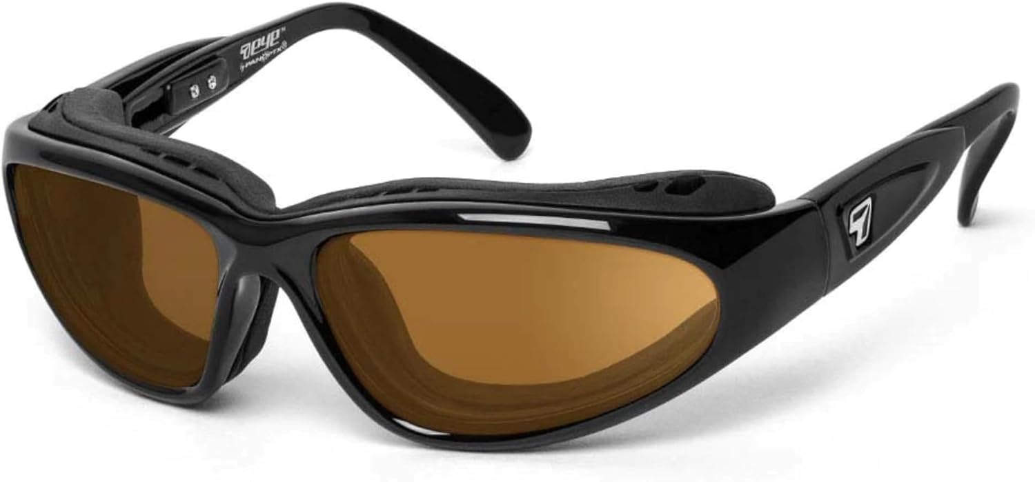 7 EYE CAPE Wind Blocking Padded Foam Sunglasses for Outdoors, 100% UVA + UVB Protection