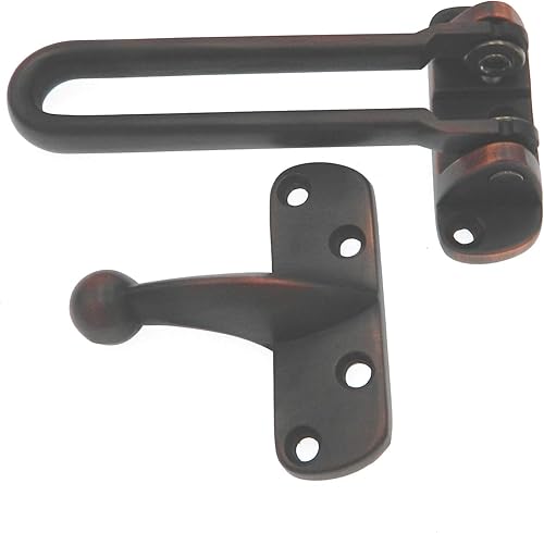 Warwick Cerradura de guardia de puerta de barra oscilante, bronce aceitado DA3006BZ