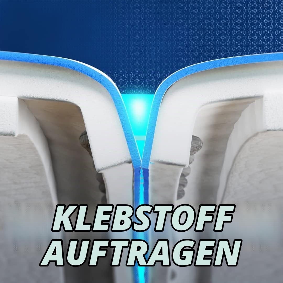 uhlsport Fussball Attack ADDGLUE Fussball Soccer Spielball Trainingsball - mit Neuer ADDGLUE-Technologie - für Jugend und Aktive - FIFA Basic