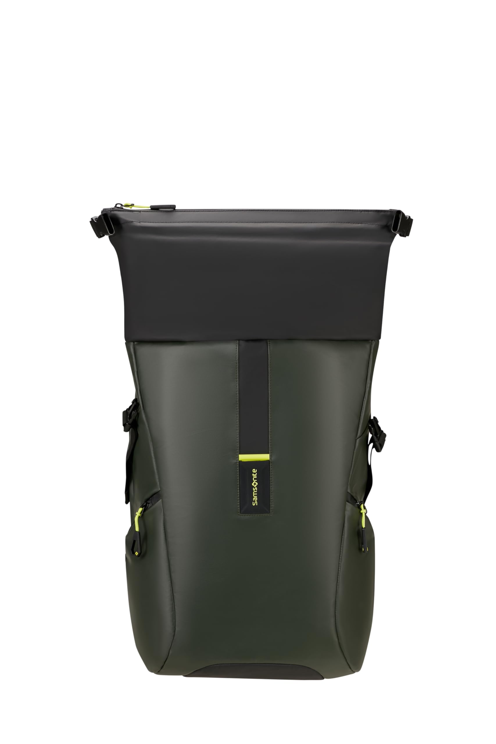 Samsonite Paradiver Light - Sac à Dos Ordinateur Extensible Rolltop 17,3 pouces, 49 cm, 25/35 L, Vert (Jungle Green)