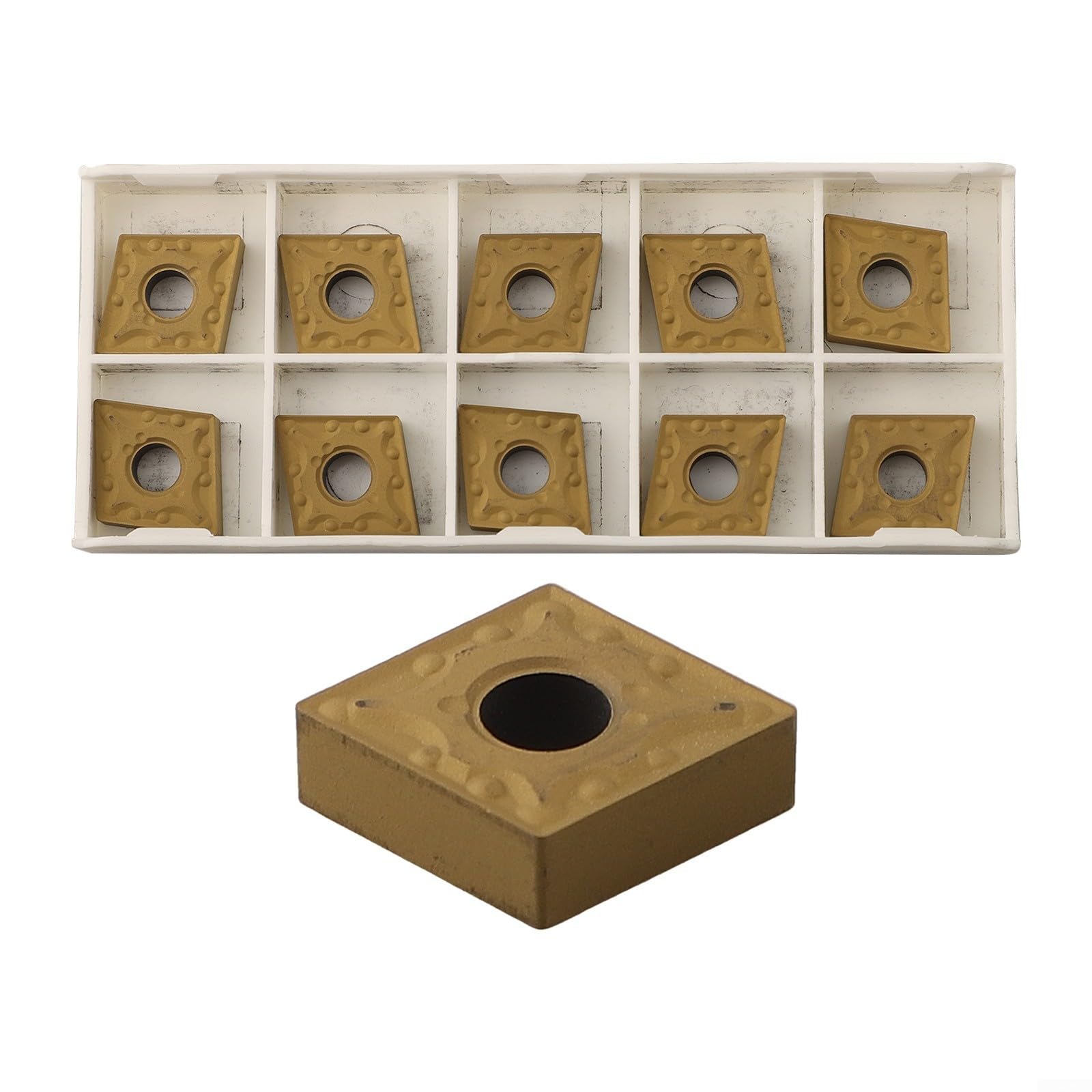 CNMG120404MA Wendeschneidplatten aus Hartmetall für PMK, hervorragend für große Schneidvorgänge, 10 Stück