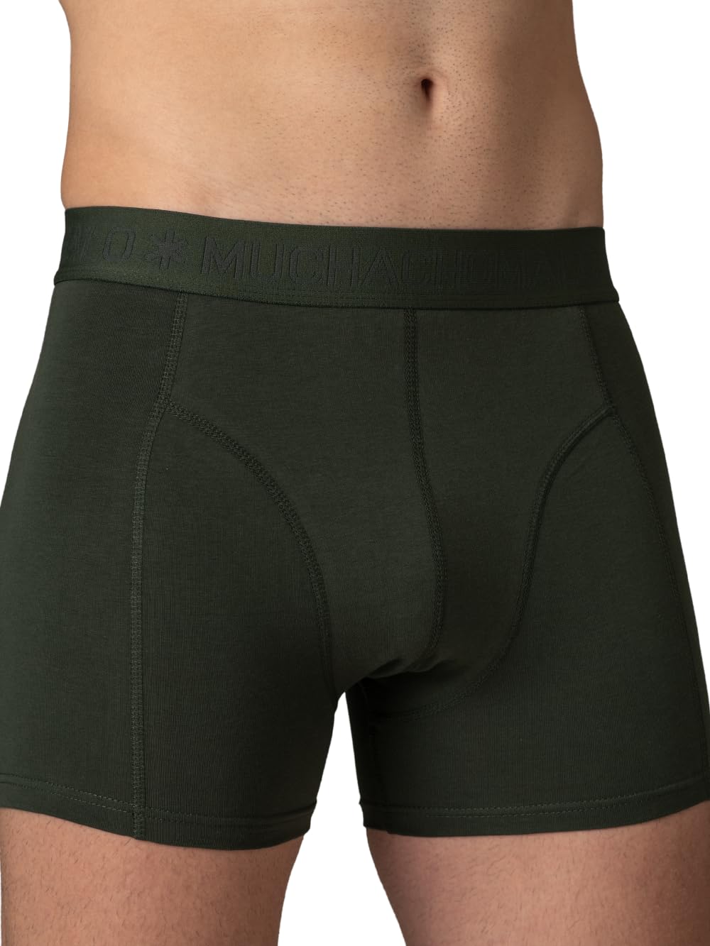Muchachomalo Boxer da uomo, biancheria intima in cotone da uomo, confezione da 4 pezzi, boxer stampati, taglio classico, con elastico in vita