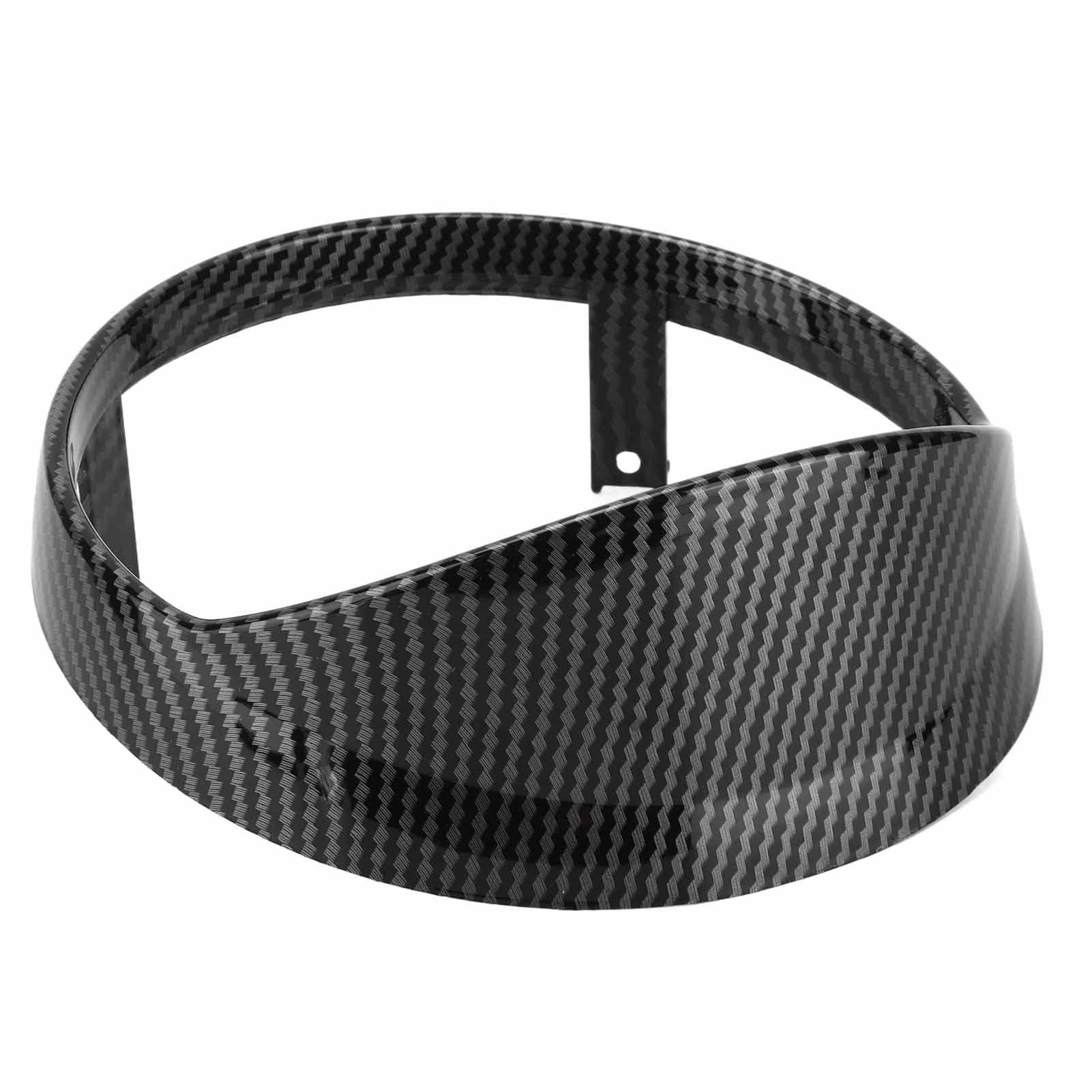 Visiera Ad Anello Per Faro Moto ABS – Compatibile Con Vespa GTS 250 300 2018-2021, Protezione Antiurto E Facile Montaggio (Nero)
