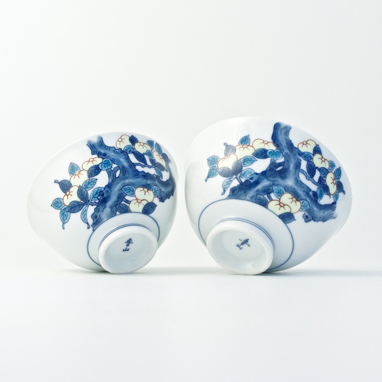 魯山　伊万里　夫婦茶碗と酒器のセット 魯山伊万里夫婦茶碗と酒器のセット