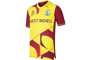 West Indies Replica T20 World Cup Jersey 2021- 100% Dryfit Moisture Management Polyester.