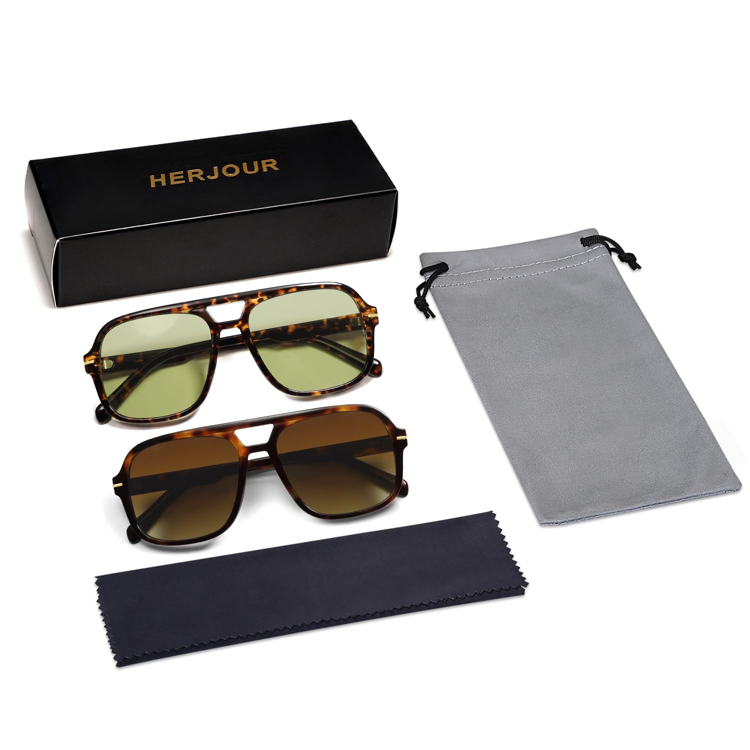 Quadratische Piloten-Sonnenbrille für Damen und Herren, Retro-Stil, klassische 70er-Jahre-Stil, übergroße Sonnenbrille, AR82173