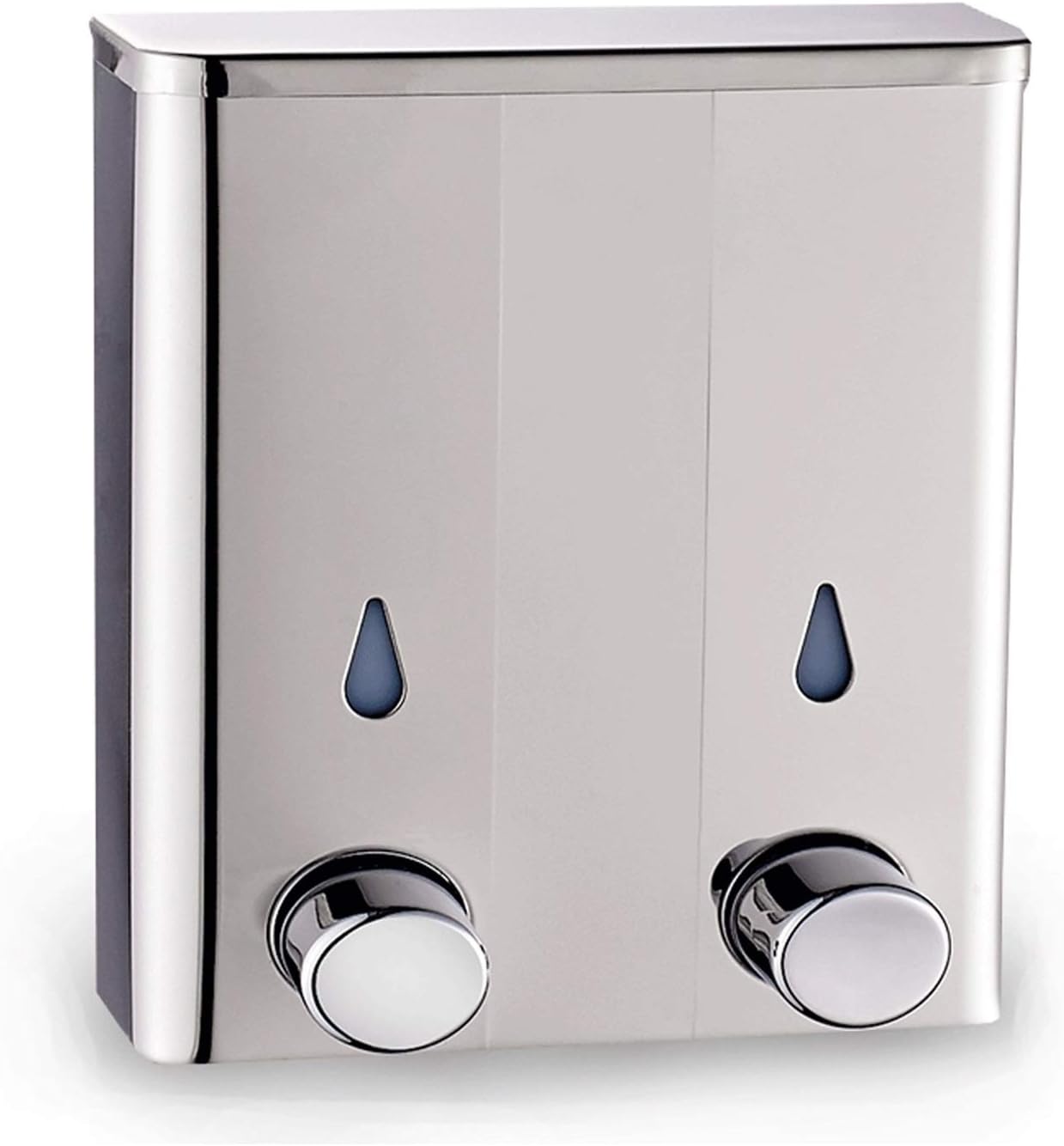 Lotion Dispenser Double-Head Shower Gel Bottle The Soap Box Body is Made of Stainless Steel and The Classic Technology Accurately Controls The Liquid Bathroom Lotion Dispensers