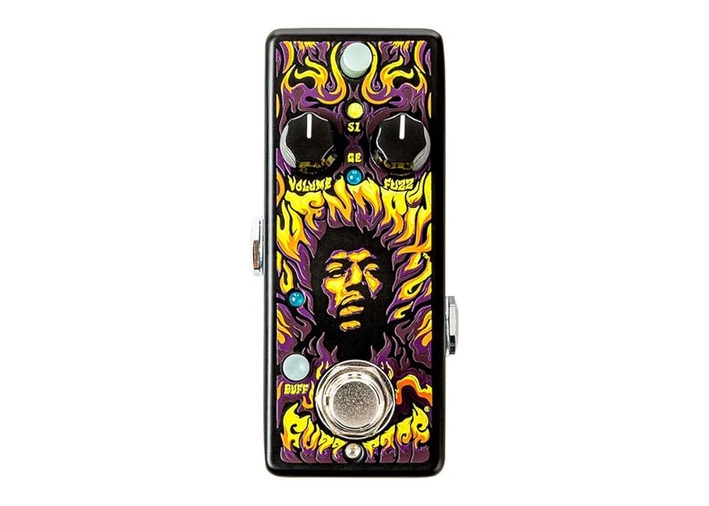 ギター Jim Dunlop JHW1M Fuzz Face MXR Dunlop MXR JHM1 Jimi Hendrix 70th Anniversary Fuzz Face