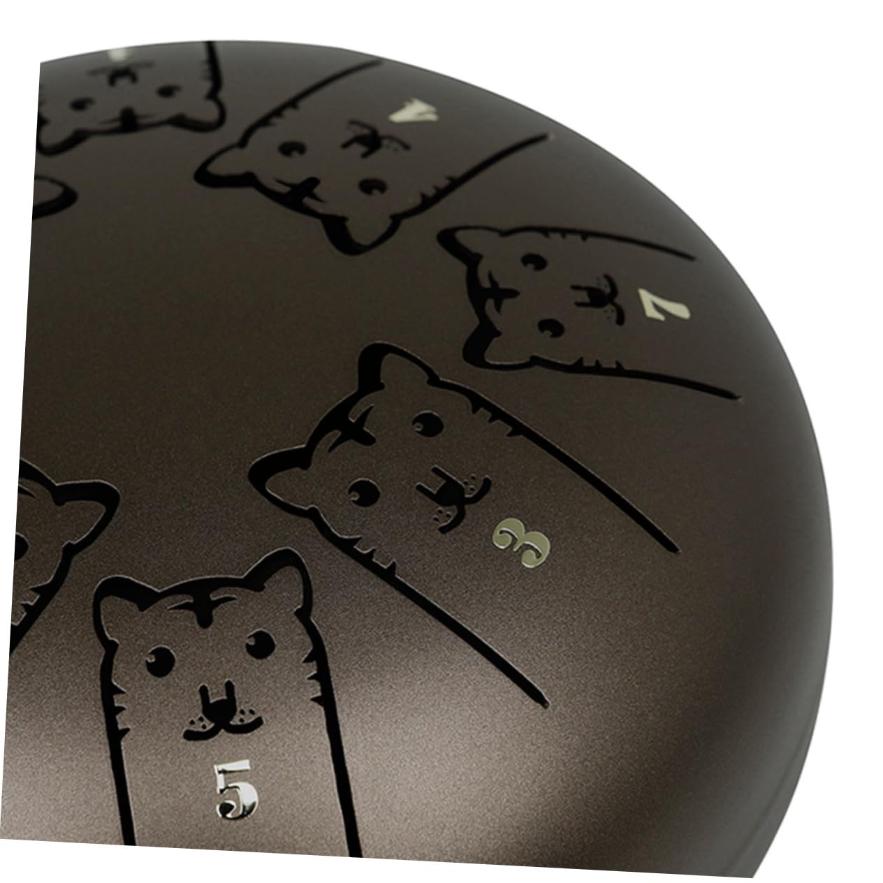 Toddmomy 1 Set Zodiac Steel Tongue Drum Percussion Instrument for Beginners Durable Design for Meditation Music Therapy Tiger