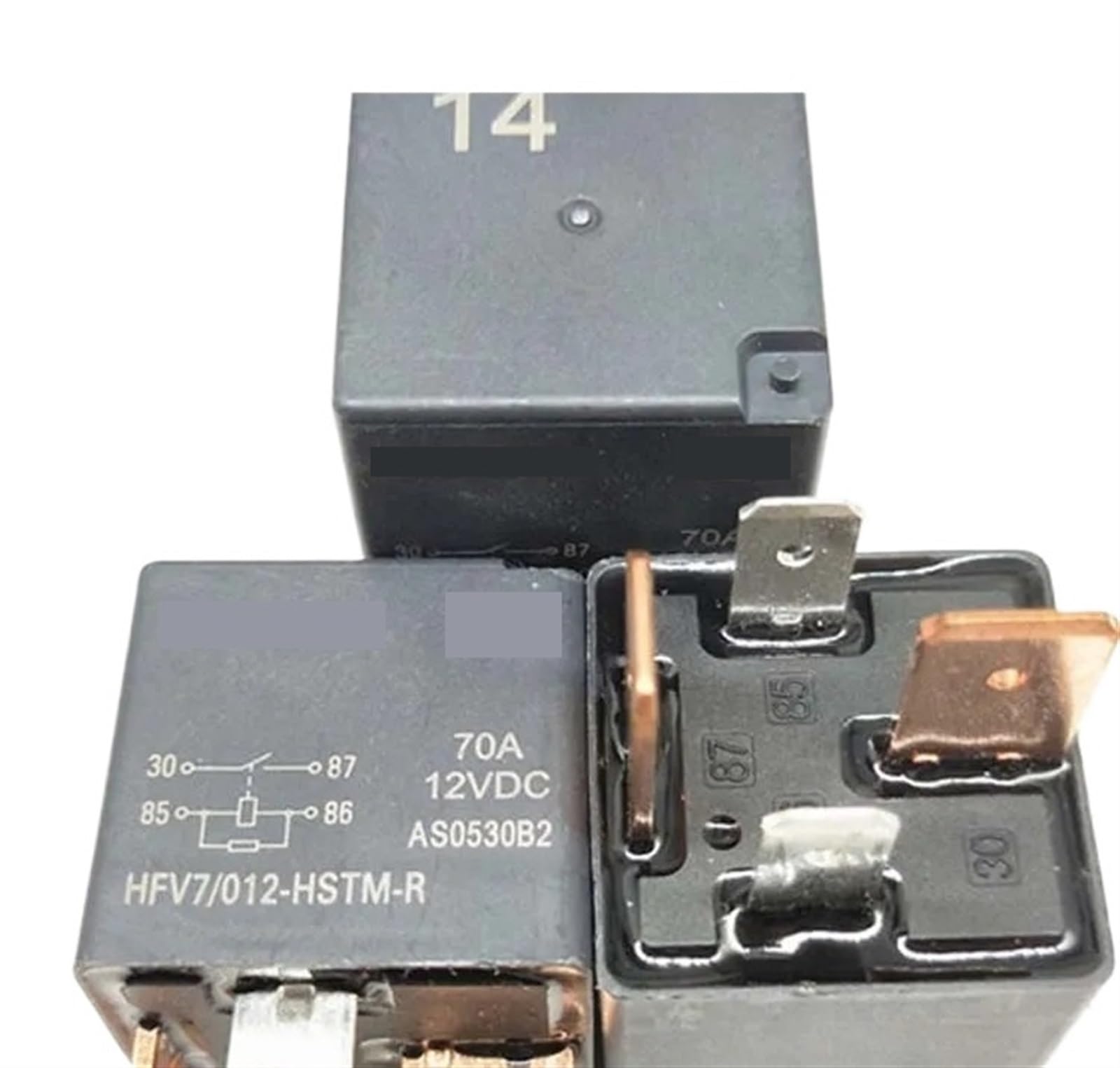 Relais 12V HFV7 012-HSTM-R composant électronique auto 70A