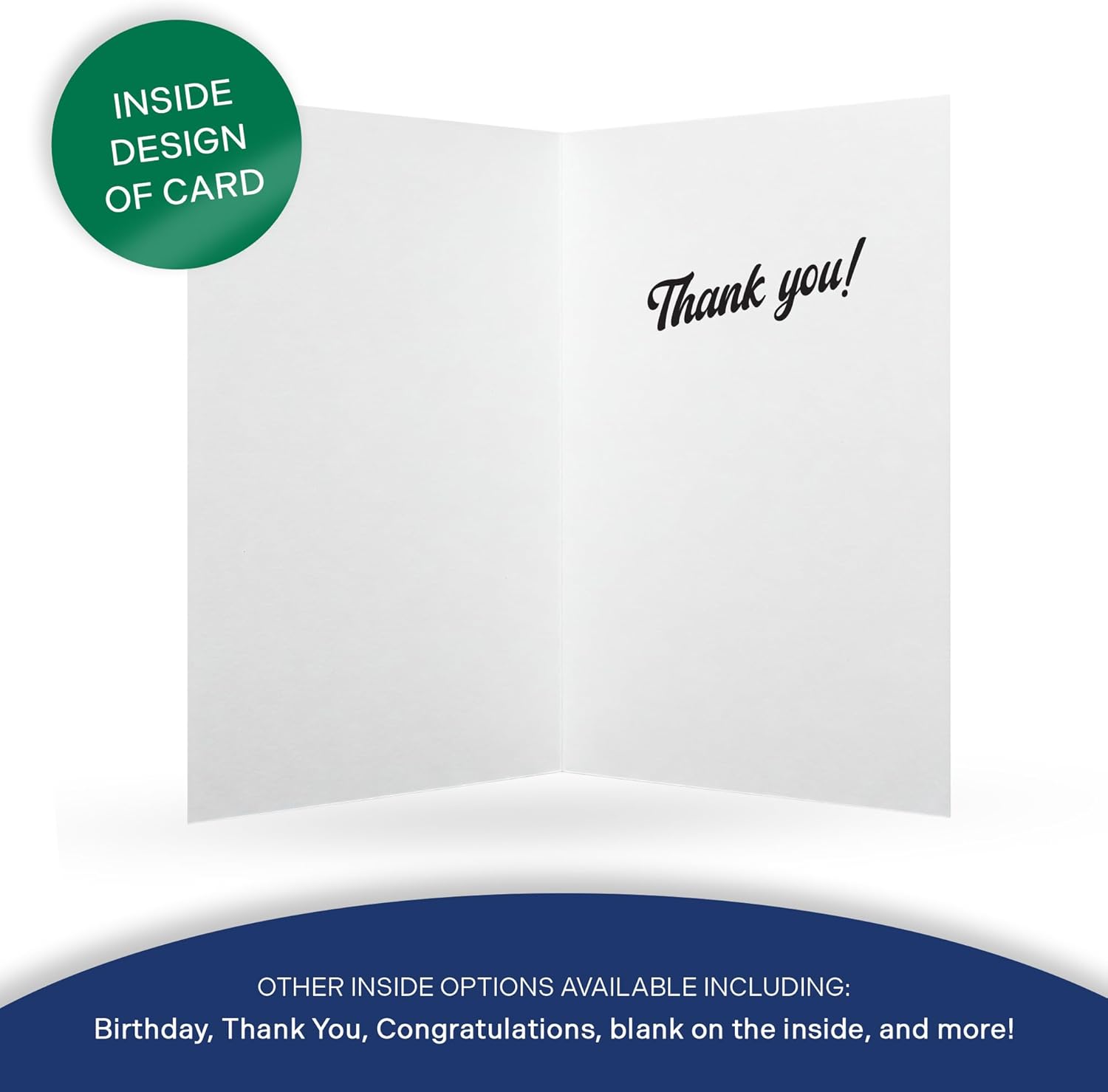 Desert Cactus Florida Gulf Coast University 5x7 Inch Greeting Card FGCU Eagles Single Folded Cardstock with Envelope Party Celebration Officially Licensed (5x7 Card A - Thank You)