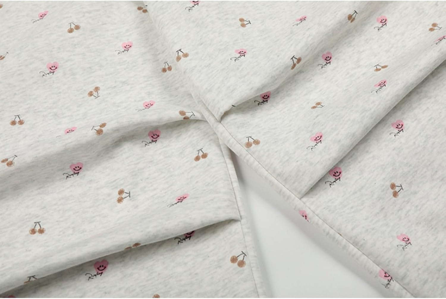 Women Embroidery Puppy Barrel Sweatpants Cute Floral Print Baggy Wide Leg Pants Y2K Elastic Drawstring Lantern Trouser