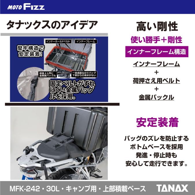 Amazon.co.jp: タナックス MOTOFIZZ キャンピングシェルベース シート 