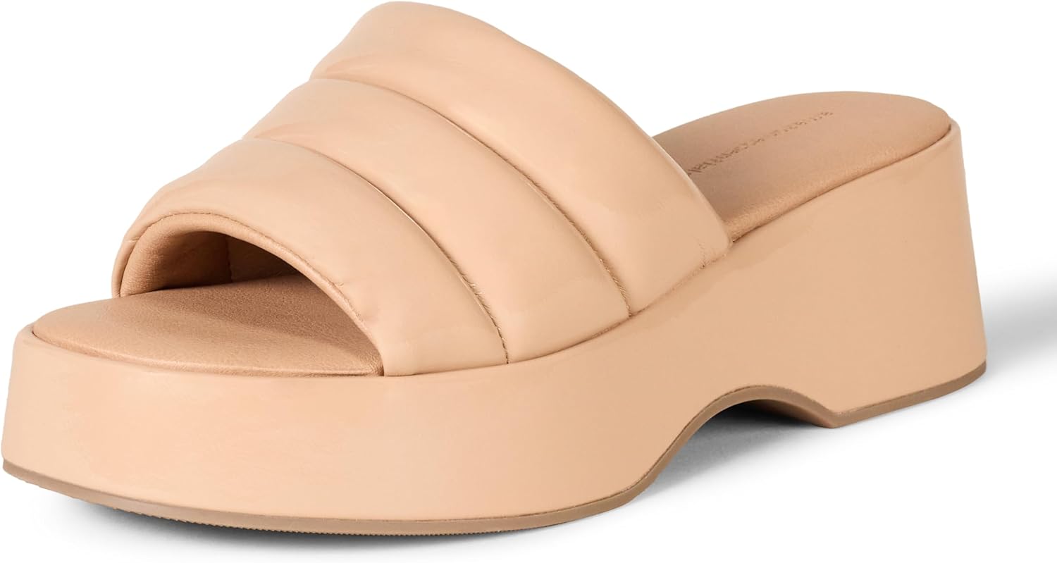 Amazon Essentials Womens Platform Slide On Sandal