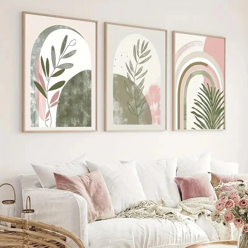 Tableaux muraux abstraits pour habiller un mur blanc 40x55 cm