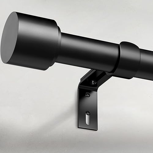 Miniatura 10 de GEEBOBO Paquete de 2 barras de cortina doradas para ventanas de 48 a 84 pulgadas, juego de barras de cortina ajustables de 1 pulgada resistentes y