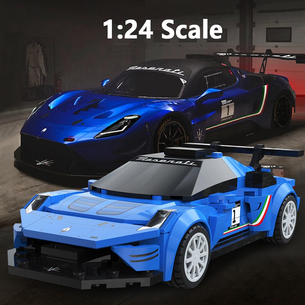 Amazon.com: CaDA C55031W Maserati GT2 Racing Car Building Block