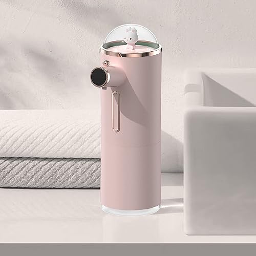 Miniatura 3 de Dispensador automático de espuma lindo sensor infrarrojo inteligente dispensador sin contacto para cocina, baño (rosa)