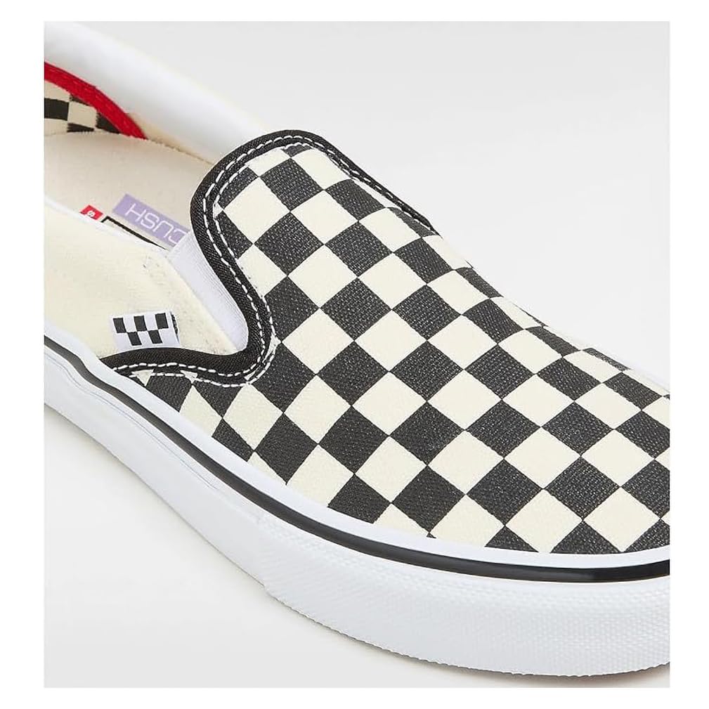 Vans Slipon Skateboard Scarpe Sportive Sneakers Scacchi Unisex Adulto Versione Skateboard Soletta Estraibile 2025